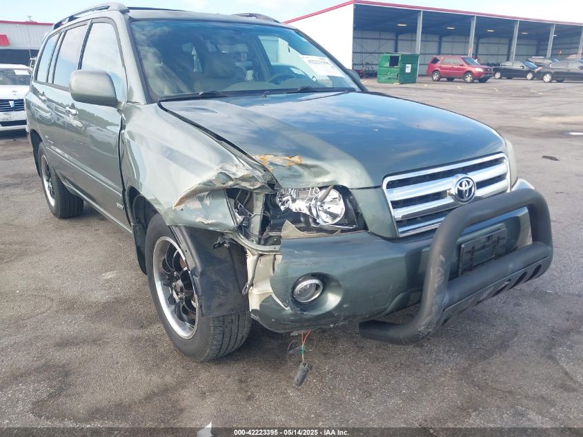 2007 Toyota Highlander Limited V6 VIN: JTEEP21A270199904 Lot: 42223395