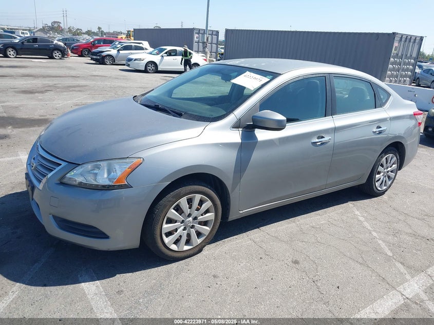 2014 NISSAN SENTRA VIN: 3N1AB7AP6EY326193