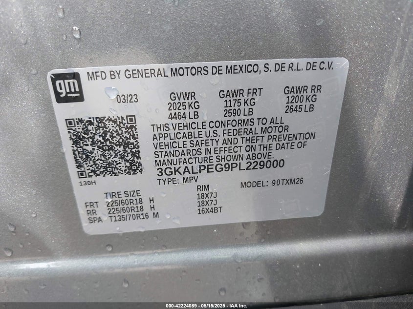 2023 GMC TERRAIN FWD SLT - 3GKALPEG9PL229000