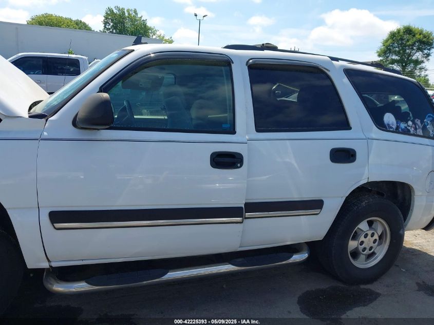 2006 Chevrolet Tahoe Ls VIN: 1GNEC13Z66R143348 Lot: 42225393