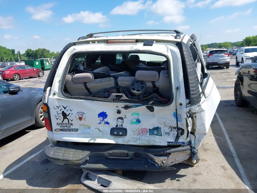 2006 Chevrolet Tahoe Ls VIN: 1GNEC13Z66R143348 Lot: 42225393