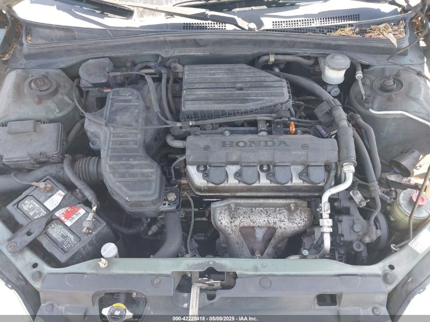 2003 Honda Civic Lx VIN: 2HGES16553H559537 Lot: 42225418