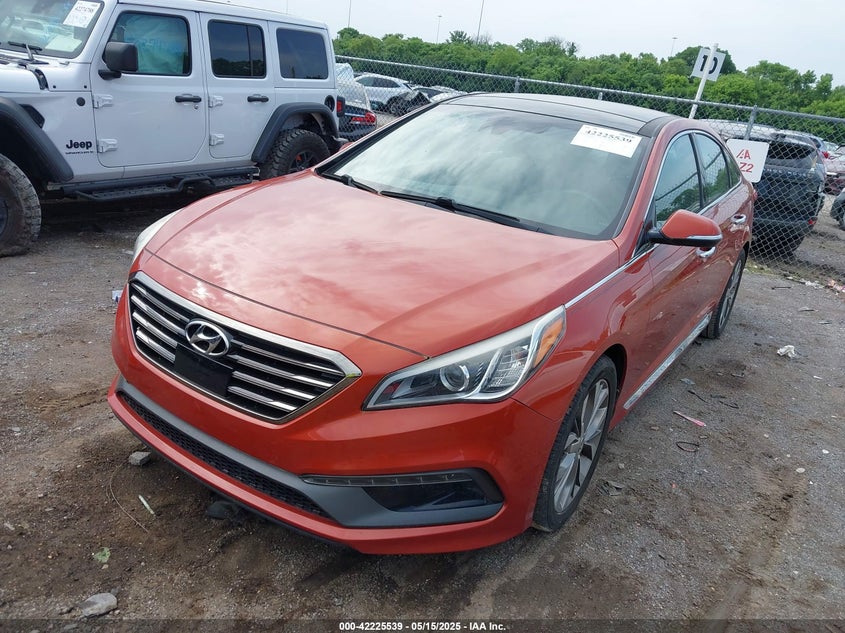 2015 HYUNDAI SONATA VIN: 5NPE34ABXFH137334
