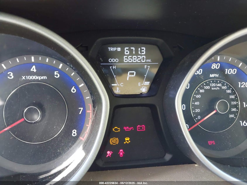 2011 HYUNDAI ELANTRA VIN: KMHDH4AE6BU110067