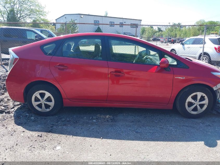 2015 Toyota Prius Three VIN: JTDKN3DU2F1981203 Lot: 42226043