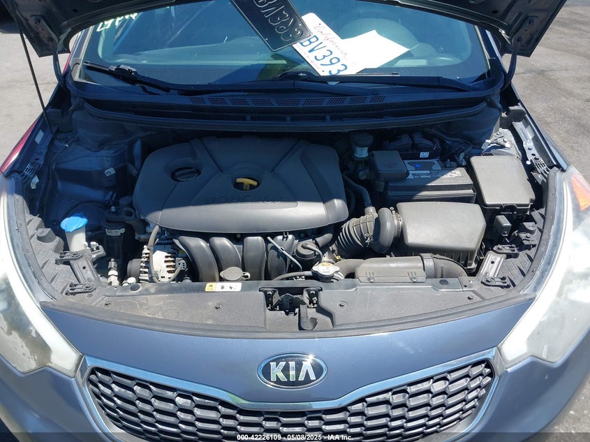 2016 KIA FORTE LX - KNAFX4A60G5589965