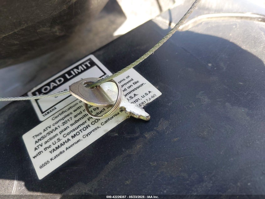 2021 YAMAHA YFM700 G - 5Y4AMK23XMA107253