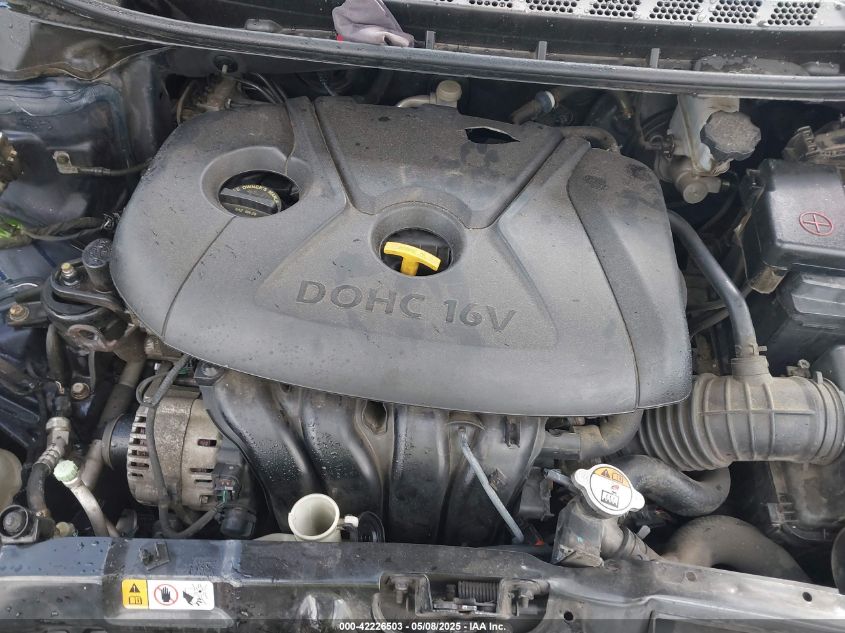 2013 Hyundai Elantra Gls VIN: 5NPDH4AE3DH336780 Lot: 42226503