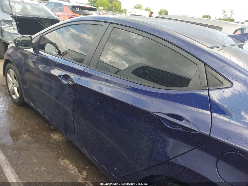 2013 Hyundai Elantra Gls VIN: 5NPDH4AE3DH336780 Lot: 42226503