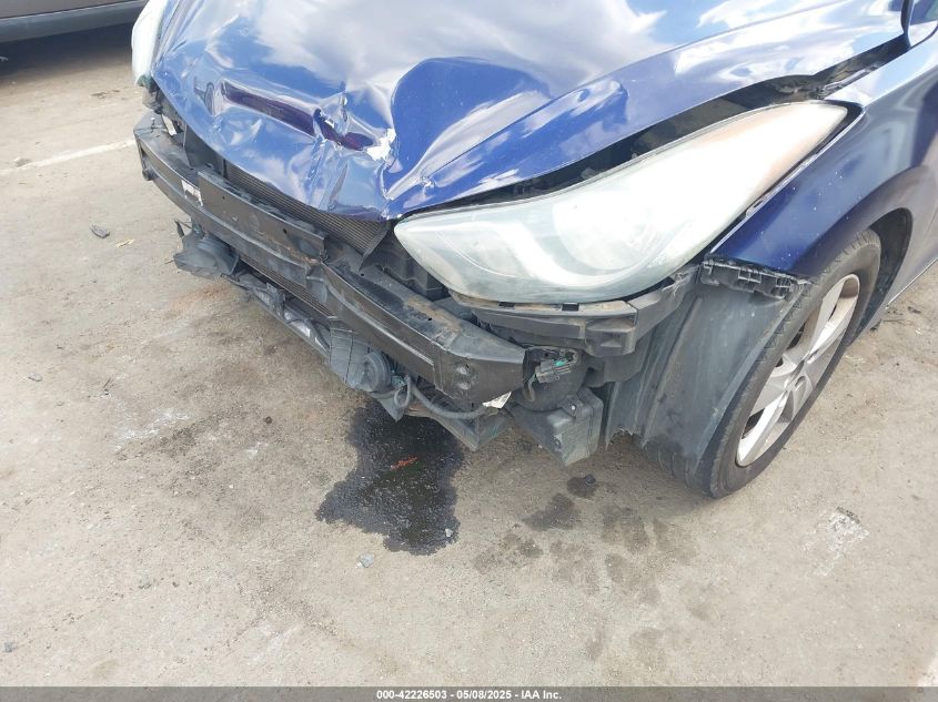 2013 Hyundai Elantra Gls VIN: 5NPDH4AE3DH336780 Lot: 42226503