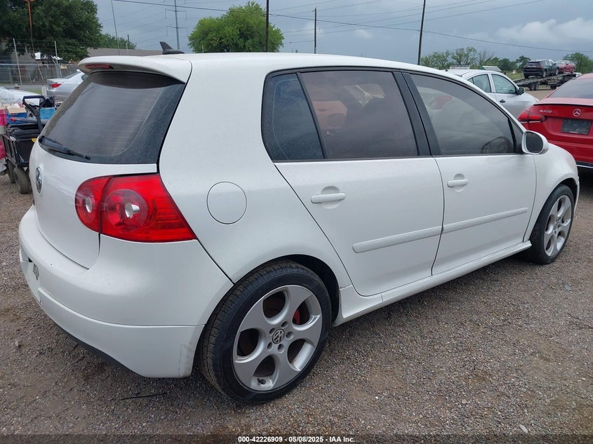2009 VOLKSWAGEN GTI VIN: WVWHD71K49W016552
