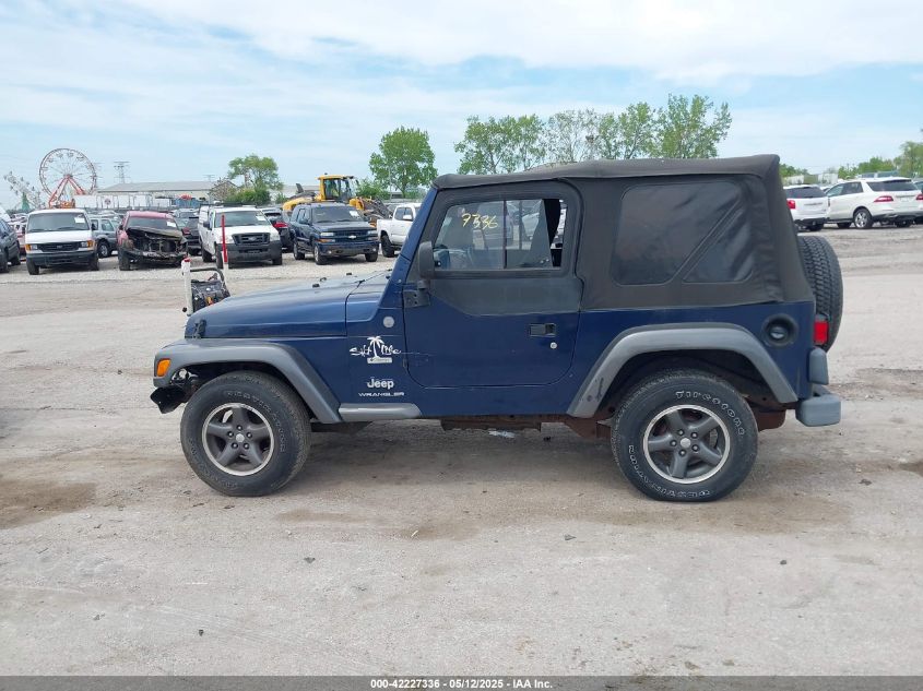 2004 Jeep Wrangler VIN: 1J4FA39F64P726711 Lot: 42227336