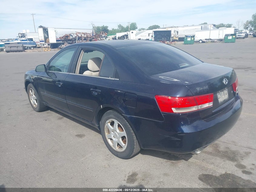 2006 HYUNDAI SONATA VIN: 5NPEU46F46H006098
