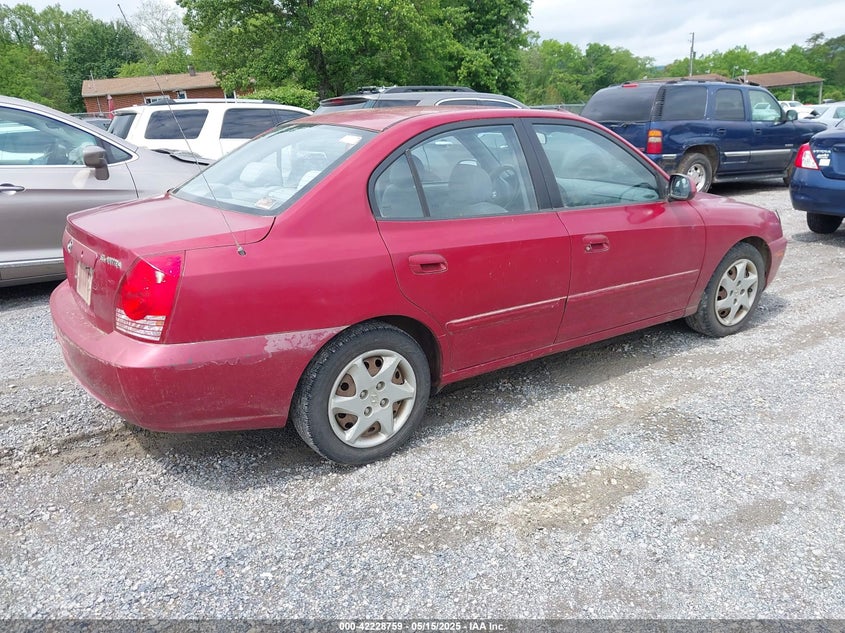 2006 HYUNDAI ELANTRA VIN: KMHDN46D56U225970