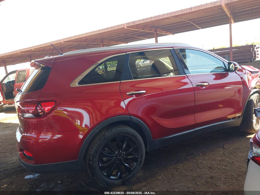 VIN 5XYPHDA5XLG656584 2020 KIA SORENTO 3.3L EX
