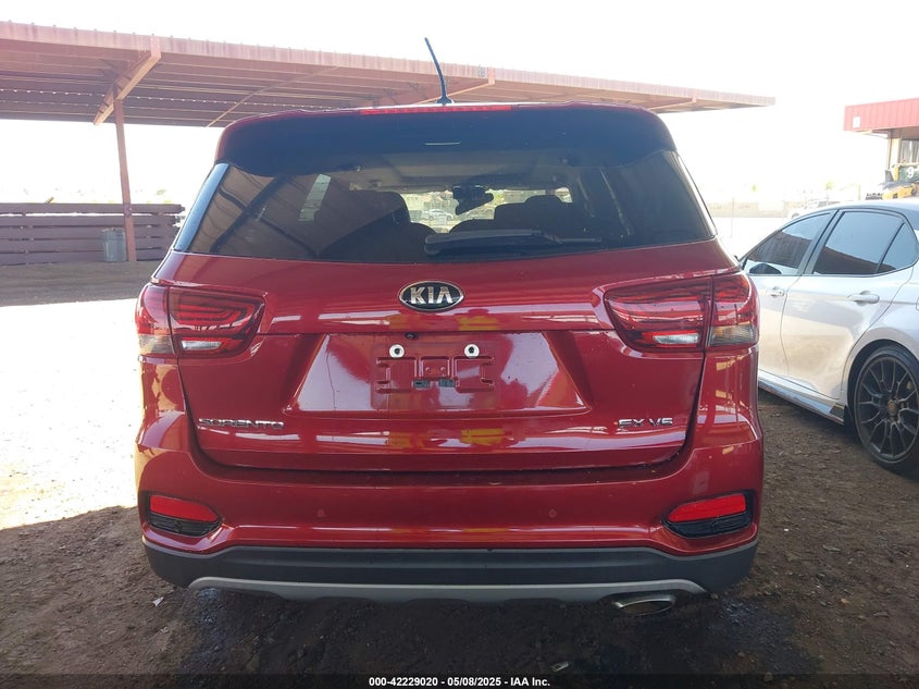 VIN 5XYPHDA5XLG656584 2020 KIA SORENTO 3.3L EX
