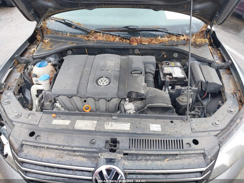 2012 VOLKSWAGEN PASSAT VIN: 1VWBH7A3XCC078160