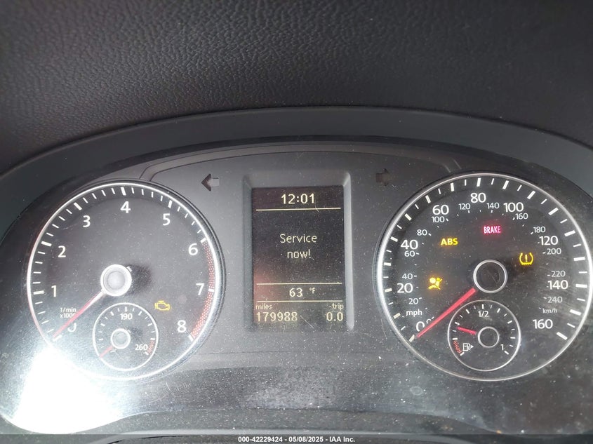 2012 VOLKSWAGEN PASSAT VIN: 1VWBH7A3XCC078160