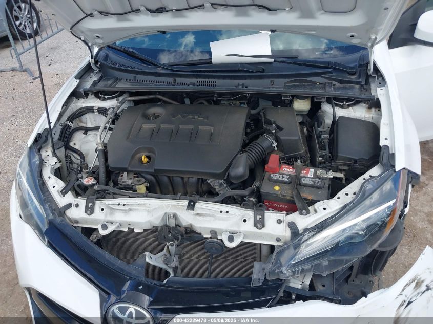 2018 Toyota Corolla Le VIN: 5YFBURHE1JP834688 Lot: 42229478