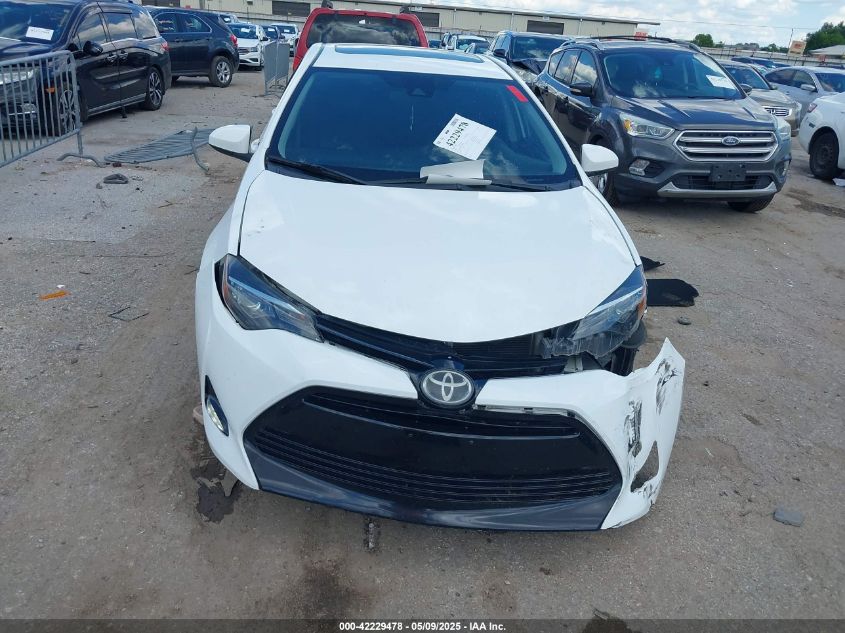 2018 Toyota Corolla Le VIN: 5YFBURHE1JP834688 Lot: 42229478