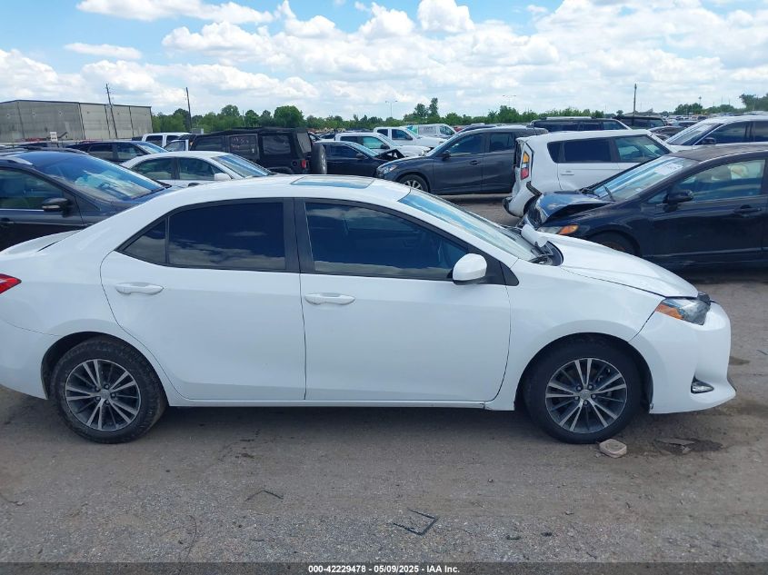2018 Toyota Corolla Le VIN: 5YFBURHE1JP834688 Lot: 42229478