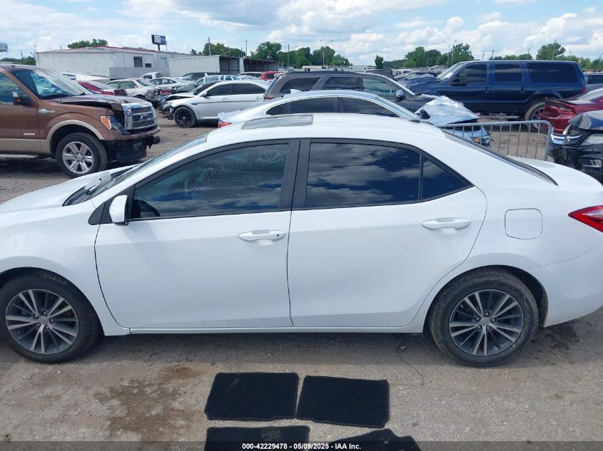 2018 Toyota Corolla Le VIN: 5YFBURHE1JP834688 Lot: 42229478