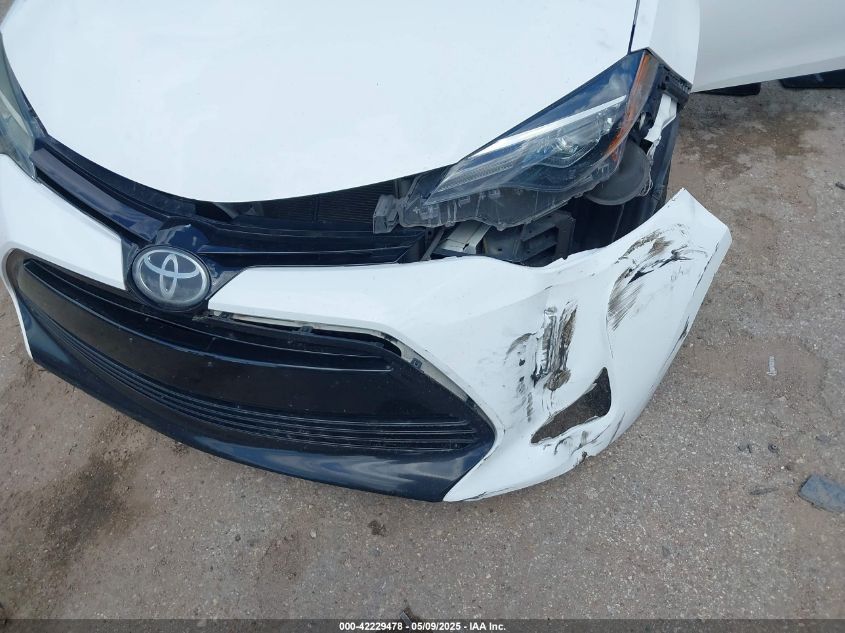 2018 Toyota Corolla Le VIN: 5YFBURHE1JP834688 Lot: 42229478