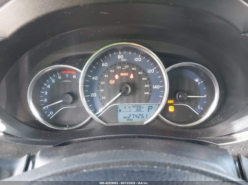 2016 TOYOTA COROLLA VIN: 5YFBURHE0GP396254