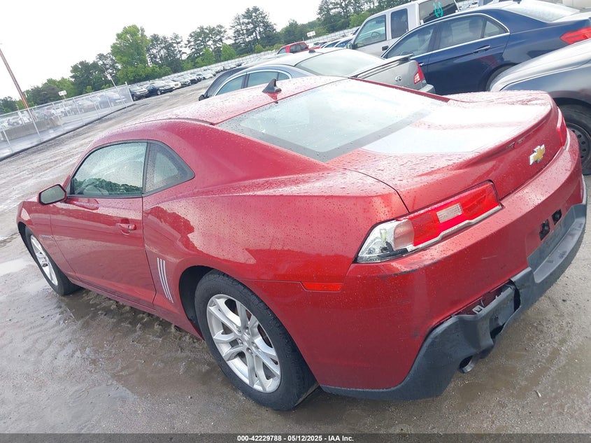 2015 CHEVROLET CAMARO VIN: 2G1FD1E33F9110233