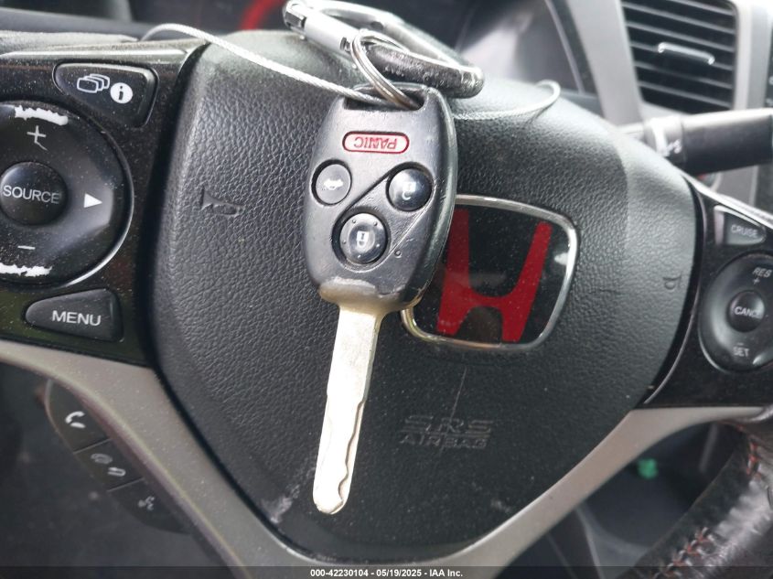 2012 Honda Civic Si VIN: 2HGFG4A57CH709310 Lot: 42230104