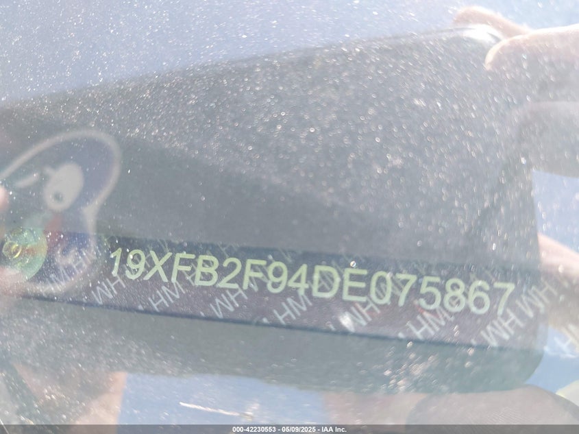 2013 HONDA CIVIC EX-L - 19XFB2F94DE075867