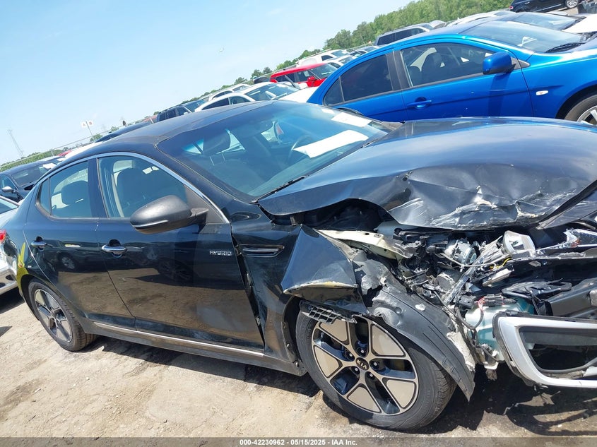 2013 KIA OPTIMA HYBRID EX - KNAGM4AD9D5056407