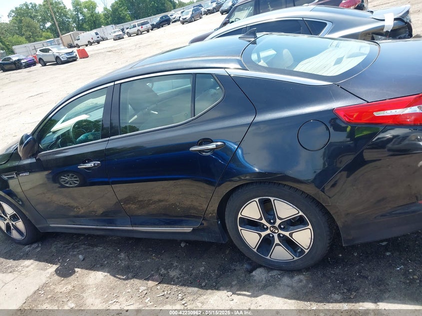 2013 KIA OPTIMA HYBRID EX - KNAGM4AD9D5056407