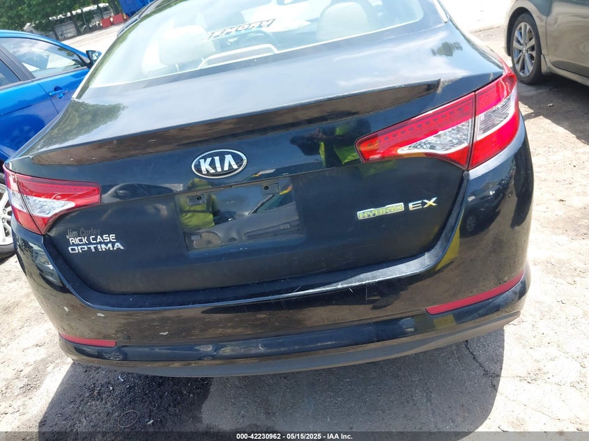 2013 KIA OPTIMA HYBRID EX - KNAGM4AD9D5056407