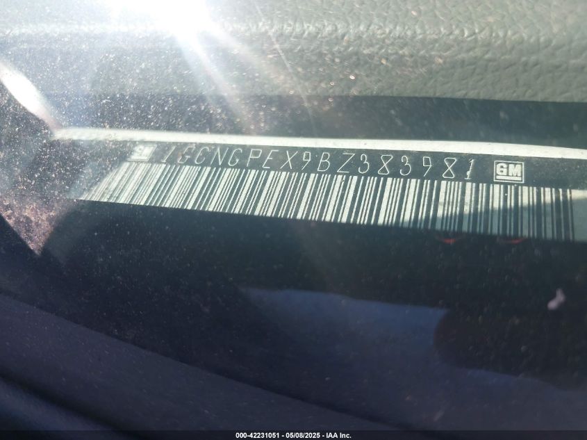 2011 Chevrolet Silverado 1500 Work Truck VIN: 1GCNCPEX9BZ383981 Lot: 42231051