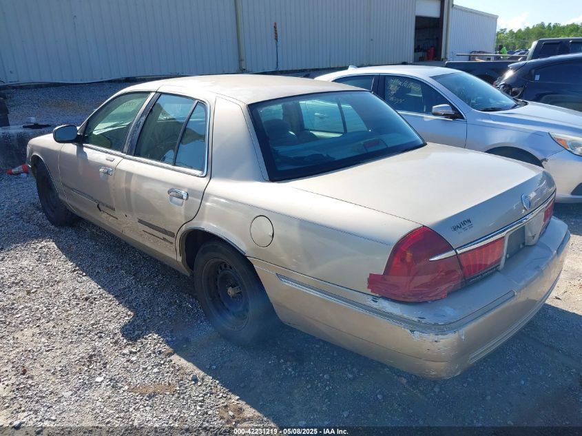 1999 Mercury Grand Marquis Gs VIN: 2MEFM74W6XX626426 Lot: 42231219