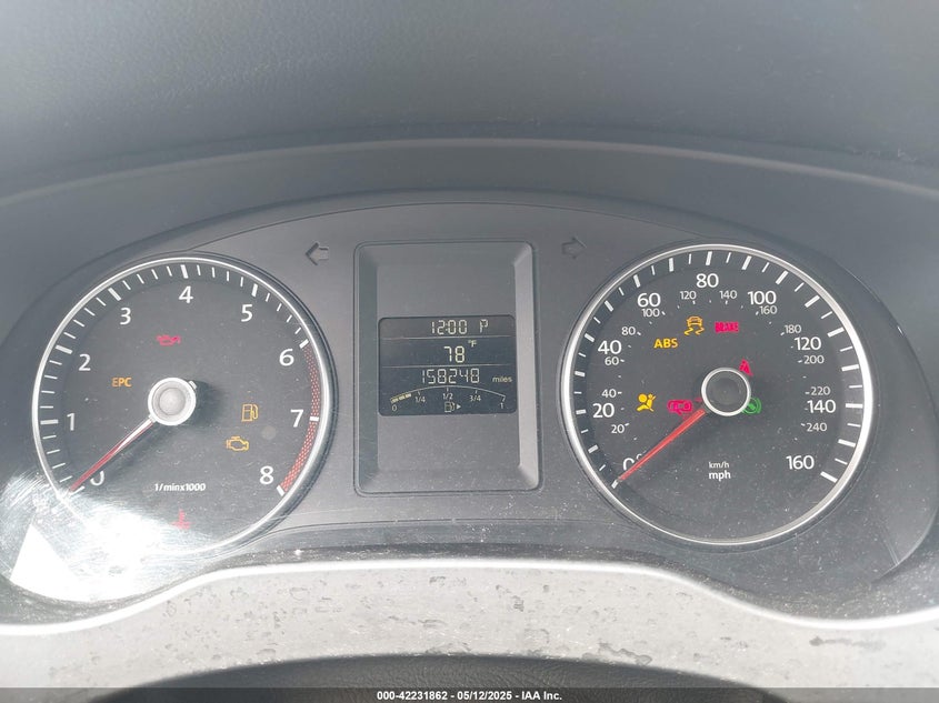 2012 VOLKSWAGEN JETTA VIN: 3VWDP7AJXCM104958