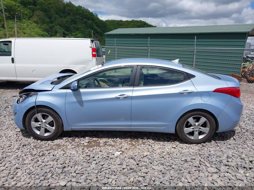 2012 HYUNDAI ELANTRA VIN: KMHDH4AE8CU317402