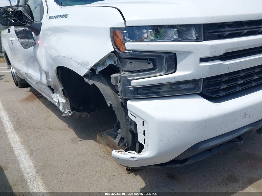 2019 CHEVROLET SILVERADO VIN: 1GCRWDED8KZ272190