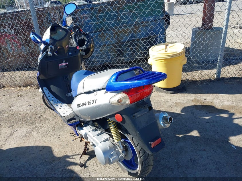 2008 SHANGHAI SCOOTER VIN: LJ4TCKPB68M000076