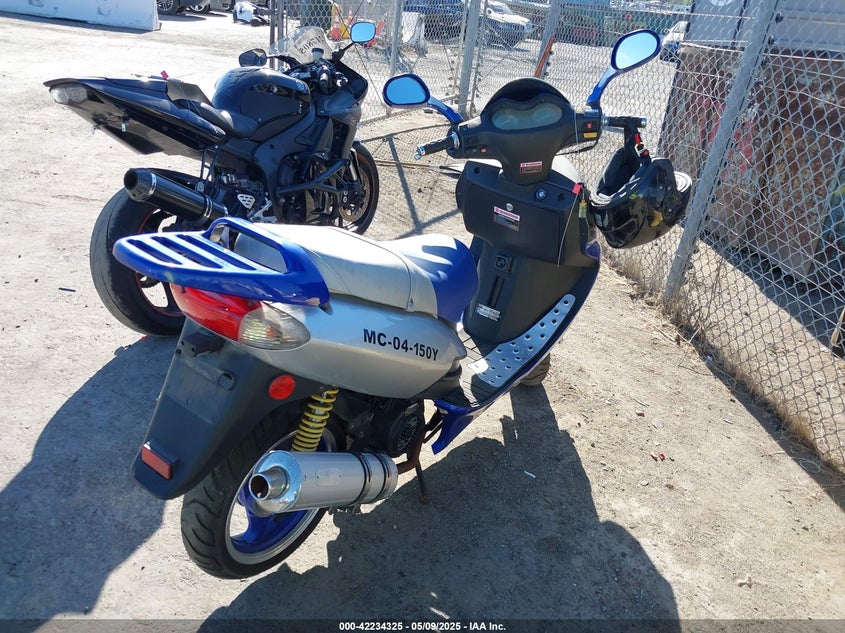 2008 SHANGHAI SCOOTER VIN: LJ4TCKPB68M000076
