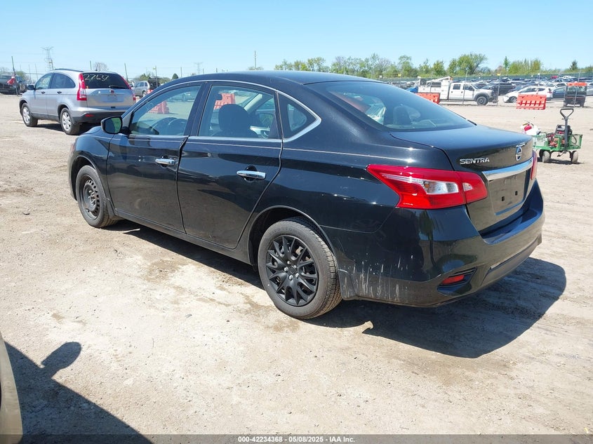 2016 NISSAN SENTRA VIN: 3N1AB7APXGY329083