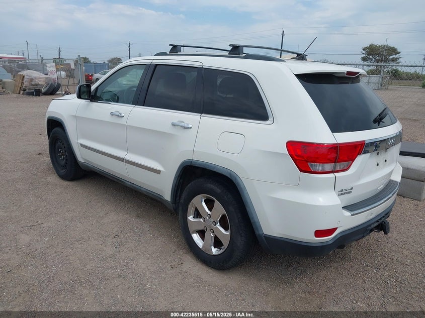 2011 JEEP GRAND CHEROKEE VIN: 1J4RR5GT8BC551945