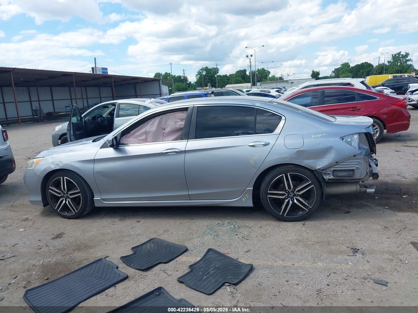 2016 HONDA ACCORD VIN: 1HGCR2F51GA110031
