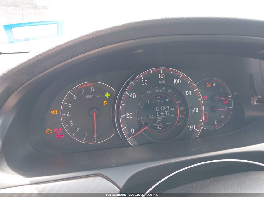 2016 HONDA ACCORD VIN: 1HGCR2F51GA110031