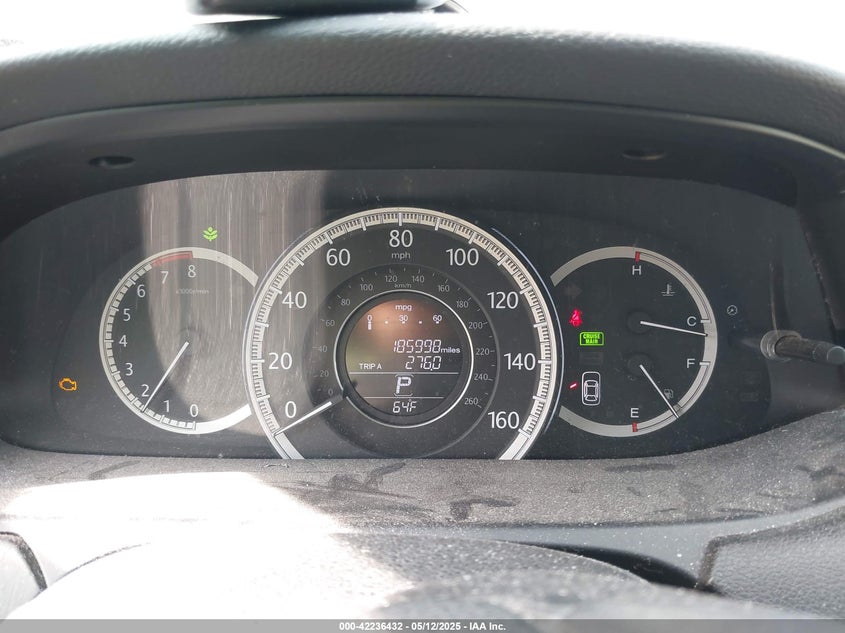 2013 HONDA ACCORD VIN: 1HGCR2F87DA097551