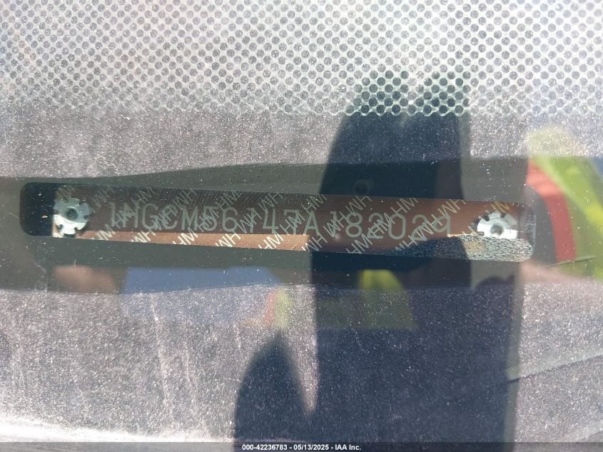 2007 Honda Accord 2.4 Vp VIN: 1HGCM56147A182029 Lot: 42236783