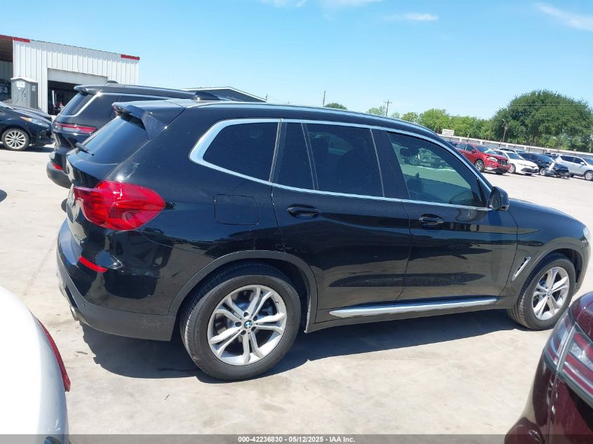 2019 BMW X3 Sdrive30I VIN: 5UXTR7C58KLF32070 Lot: 42236830