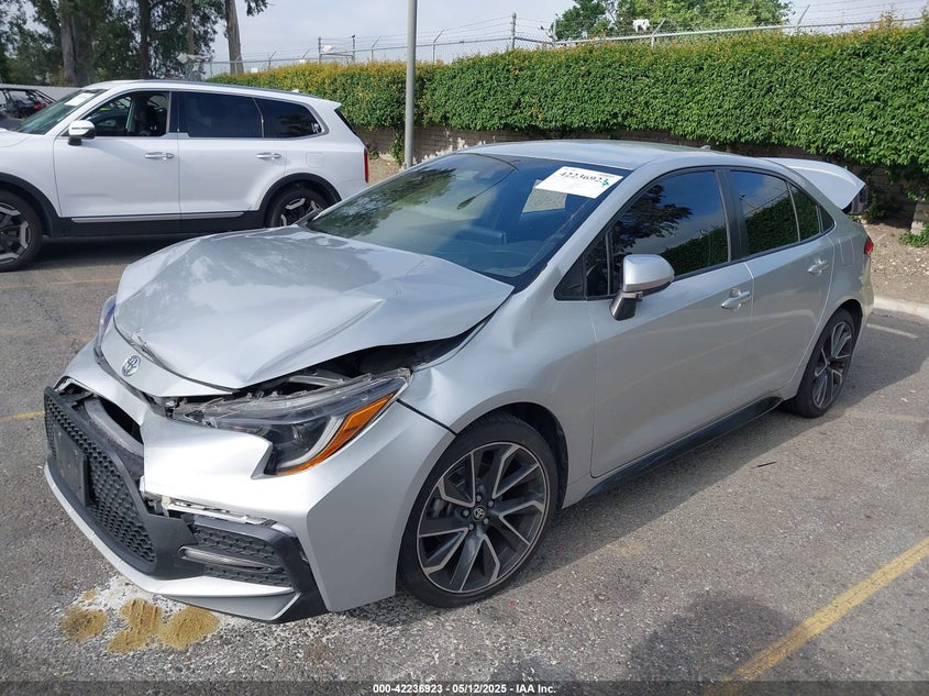 2021 TOYOTA COROLLA VIN: JTDS4MCE8MJ072687