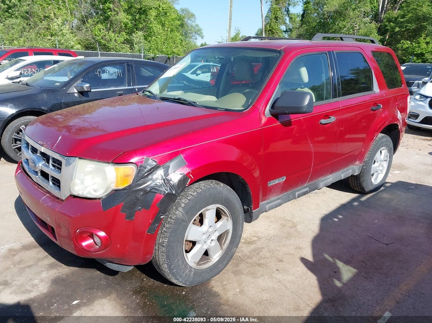 2008 FORD ESCAPE VIN: 1FMCU03Z78KC72844